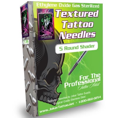 Round Shader Textured Tattoo Needles